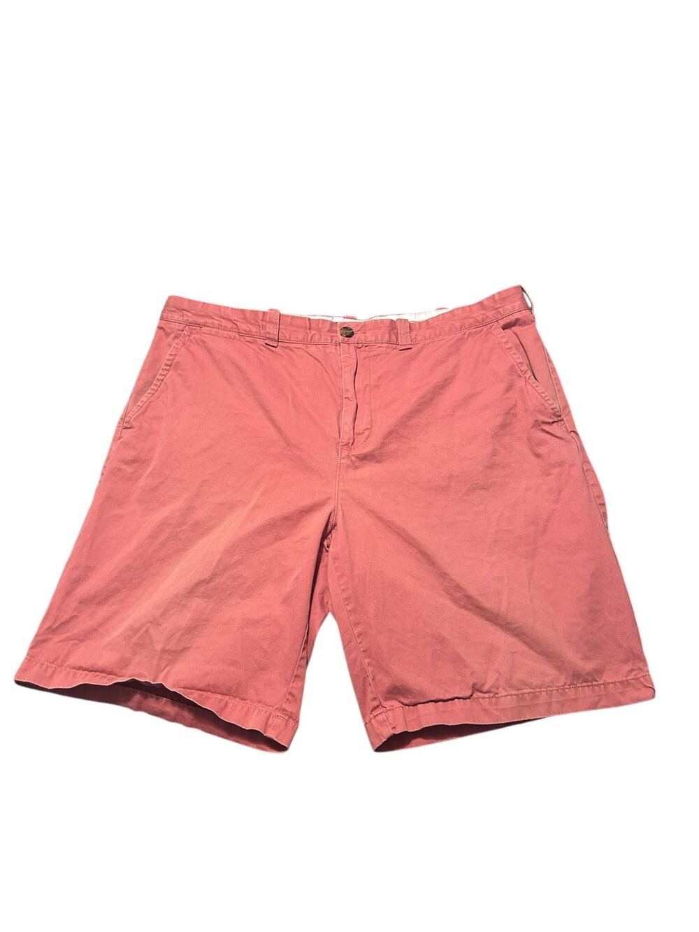 Tommy Hilfiger Brick Red Men's Classic Fit Chino Shorts Dress 100% cotton 42